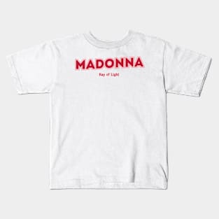 Madonna Ray of Light Kids T-Shirt